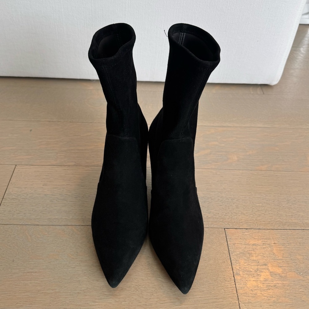 Stuart Weitzman Wren 75 Suede Boot - Size 9